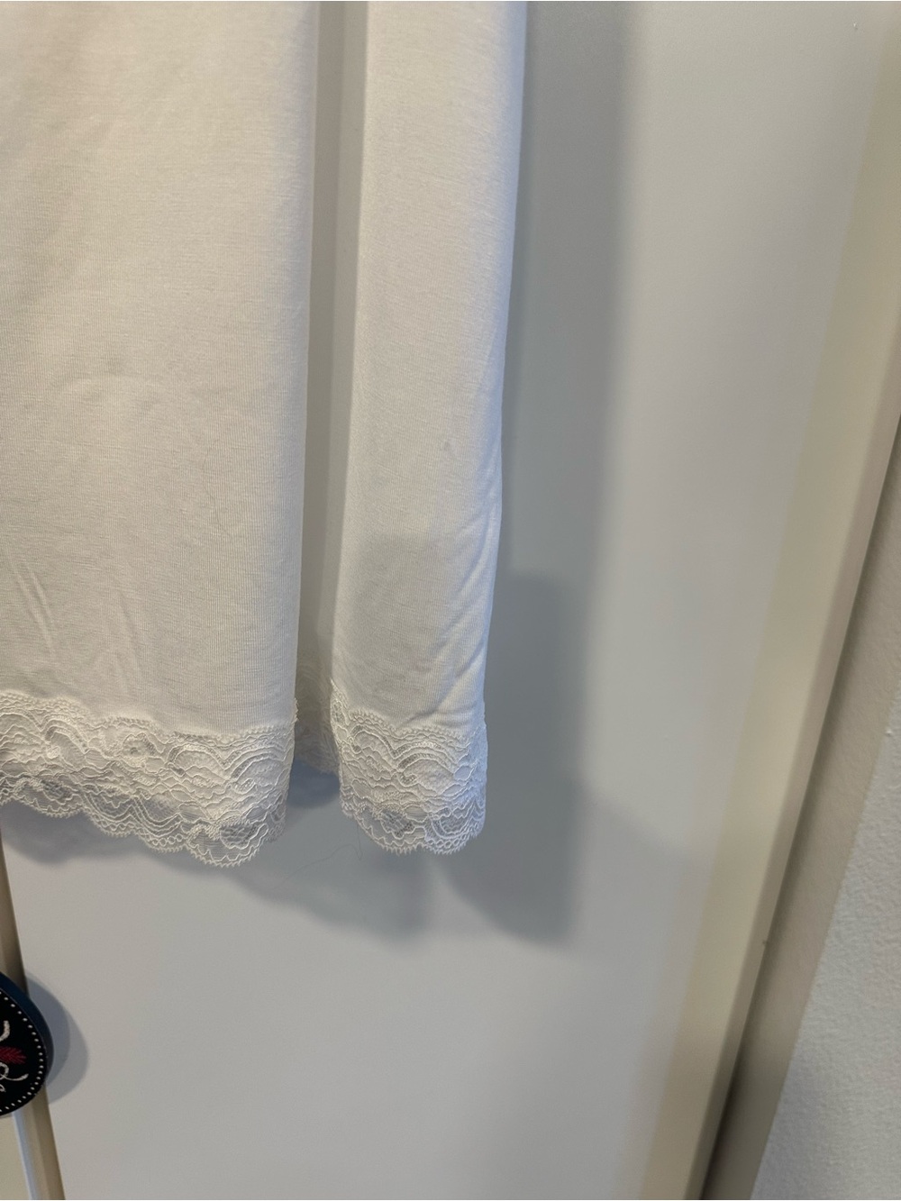 NWT 22/24 Lane Bryant White Lace Trim Tank Cami - Picture 11 of 14